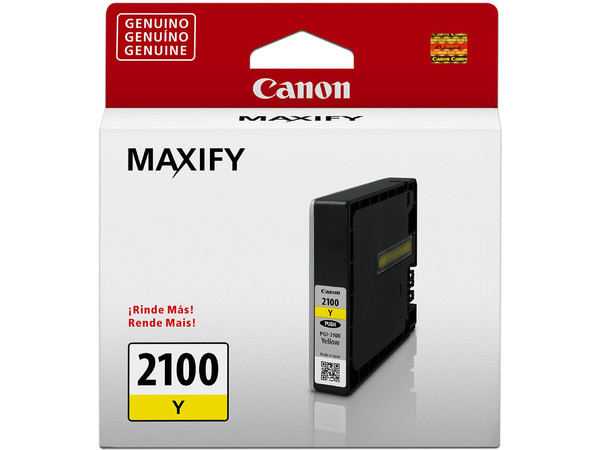 Cartucho de Tinta Canon Amarillo Modelo: PGI-2100 Y.