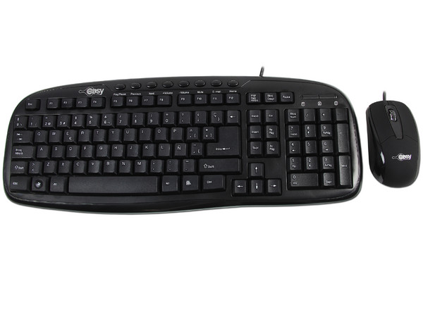 Kit Balance Easy Line de Teclado Multimedia y Mouse Óptico, USB.