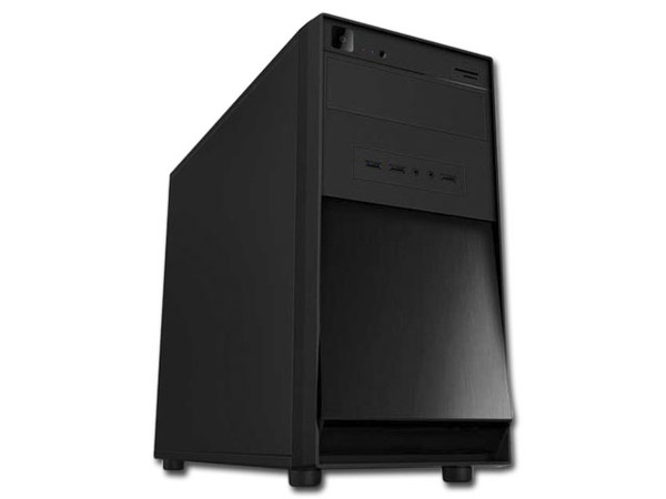 Gabinete KMEX CM-3F22, Micro ATX con fuente de 450W.