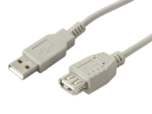 Extensión de cable USB, 1.8m, entrada A(m) A(h)
