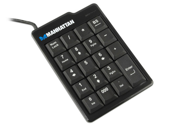 Teclado Numérico Manhattan Ultra Slim, USB. 