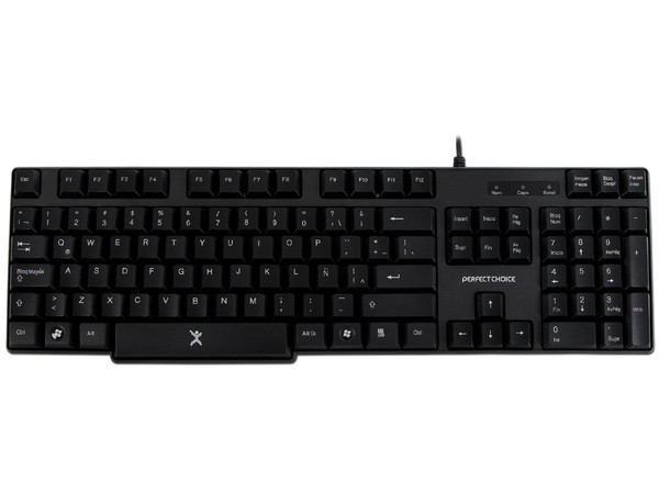 Teclado Perfect Choice Antiderrames, USB.