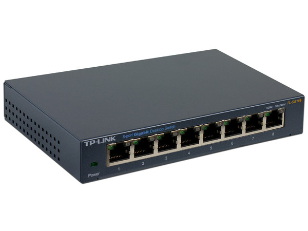 Switch Gigabit TP-LINK de 8 Puertos, 10/100/1000 Mbps