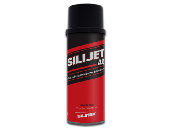 Afloja Todo Silimex Silijet 40 para limpiar y protejer piezas metalicas.
