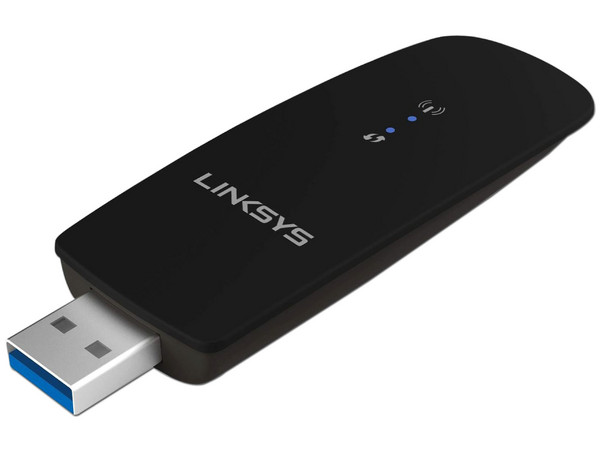 Adaptador USB Linksys WUSB6300 Wireless-AC AC1200 de doble banda, hasta 867 Mbps, USB.