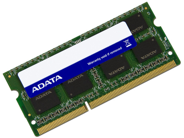 Memoria ADATA SODIMM DDR3L PC3L-12800 (1600MHz), 8 GB.