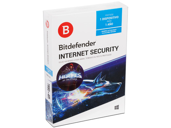 Bitdefender Internet Security 2018, 1 Usuario, 1 Año.