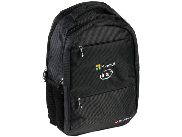 Mochila TechZone Edición Microsoft para laptop de hasta 15.6 Pulgadas . Color Negro