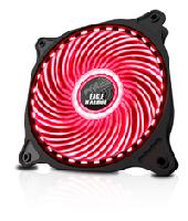VENTILADOR EAGLE WARRIOR PARA GABINETE 12 CM/33LED/ROJO/GAMER